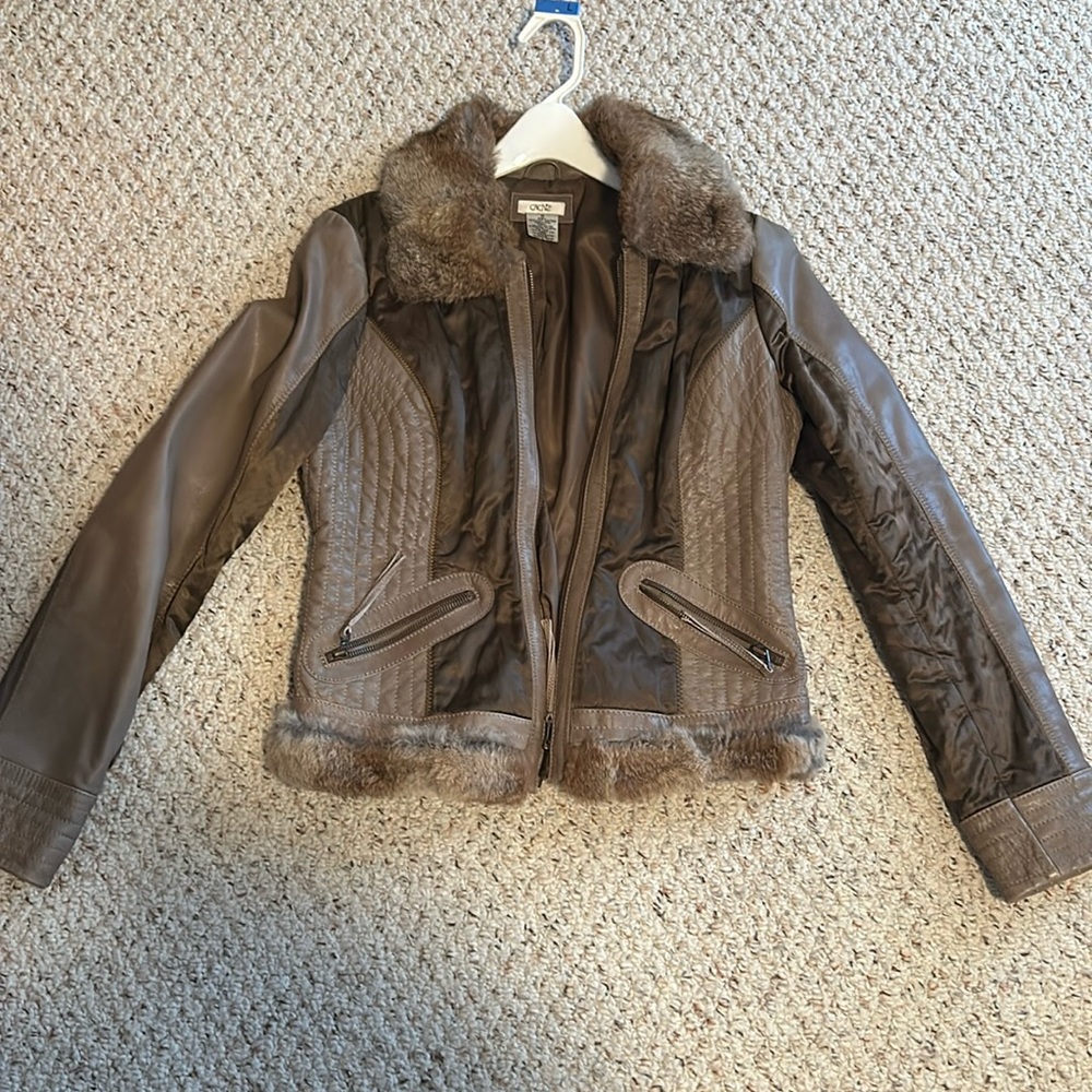 Cache Goat Leather Jacket